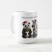 Santas wilde Dreiergruppe Kaffeetasse (Vorderseite Links)