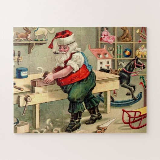 Santa's Workshop Big Piece Jigsaw Puzzle (Horizontal)