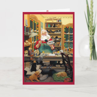 Santa's Workshop Feiertagskarte