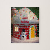 Santa's Workshop Foto Puzzle mit Geschenkboxen (Vertikal)