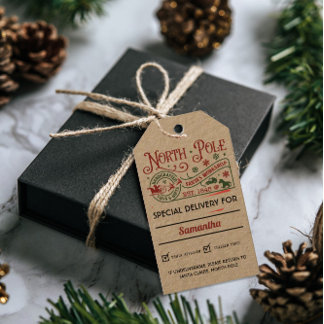 Santas Workshop Geschenkanhänger