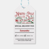 Santas Workshop Geschenkanhänger (Vorderseite)