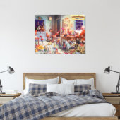 Santas Workshop Leinwanddruck (Insitu (Schlafzimmer))
