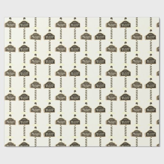 Santa's Workshop Nordpol Geschenkpapier (Flach)