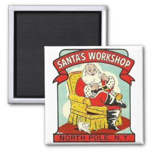 Santa's Workshop North Pole N.Y. - Magnet