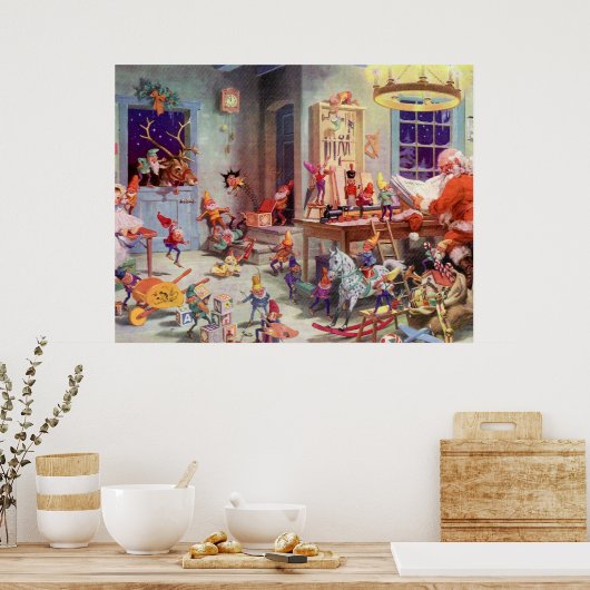 Santas Workshop Poster (Küche)