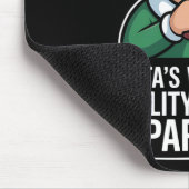 Santas Workshop Quality Kontrolle Weihnachten Weih Mousepad (Ecke)