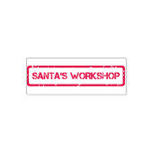 Santa's Workshop Selbstfarbige Briefmarke Permastempel (Design)
