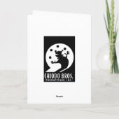 SANTASAURUS Karte (Rückseite)