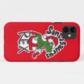 Santasaurus Rex Case-Mate iPhone Hülle (Rückseite (Horizontal))