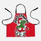 Santasaurus Rex Schürze (Vorderseite)