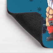 Santashred Funny Santa Meme Xmas Gym Bodybuilding  Mousepad (Ecke)