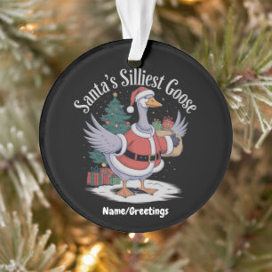 Santasillyste Gans - Eine kitschige Weihnachtsgesc Ornament