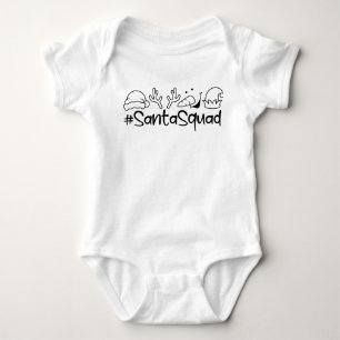 SantaSquad Weihnachtsbaby Baby Strampler