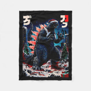 Santazilla japanisches Monster Kaiju Dinosaurier W Fleecedecke