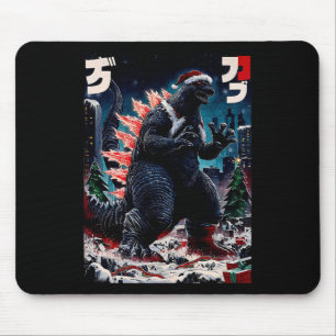 Santazilla Japanisches Monster Kaiju Dinosaurier W Mousepad