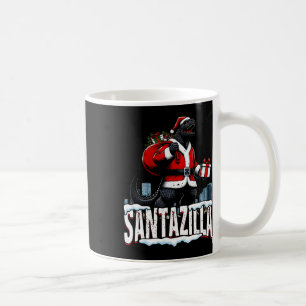 Santazilla Kaiju Santa Weihnachten japanisches Mon Kaffeetasse
