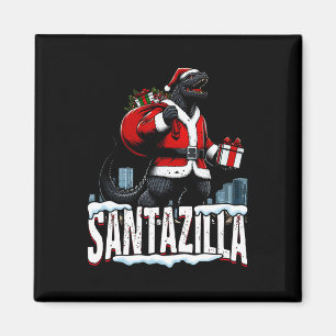 Santazilla Kaiju Weihnachten Japanisches Monster Magnet