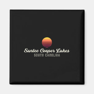 Santee Cooper Seen in South Carolina Byss Angeln  Magnet