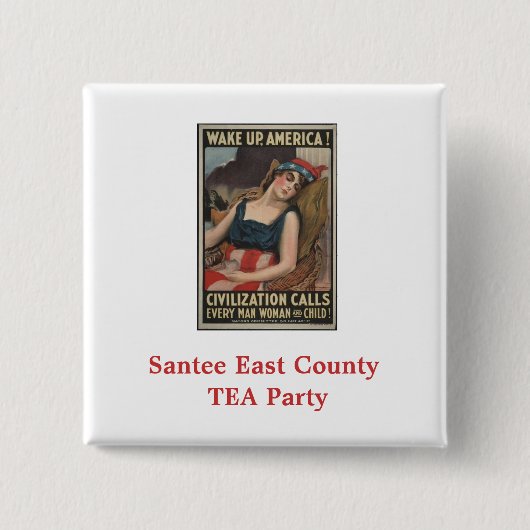 Santee OstLandkreis TEE Party Button (Vorderseite)