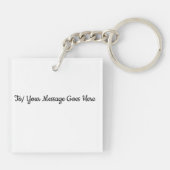 Santer Mundi von Leonardo da Vinci Schlüsselanhänger (Rückseite)