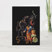Santi Claus Tees Greetings From Ss Vom Krampus  Karte (Vorderseite)