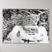 Santiago, Cape Verde, 1589 2 Poster (Vorne)