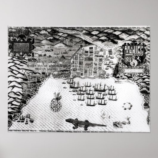 Santiago, Cape Verde, 1589 2 Poster (Vorne)