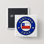 Santiago Chile Button (Vorne & Hinten)