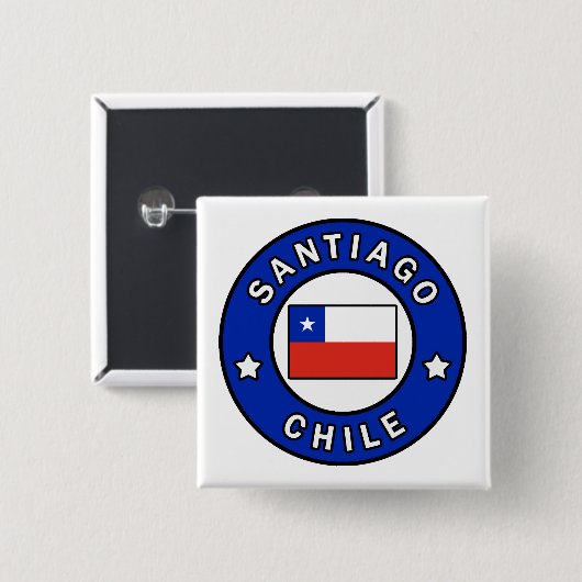 Santiago Chile Button (Vorne & Hinten)