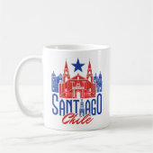 Santiago Chile Chile Souvenir Reisen Kaffeetasse (Links)