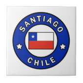 Santiago Chile Fliese (Vorderseite)