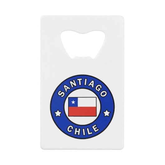 Santiago Chile Geldbeutel Flaschenöffner (Vorderseite)