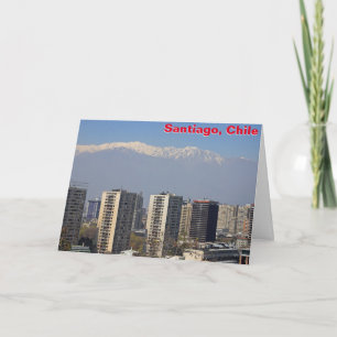 Santiago, Chile Karte