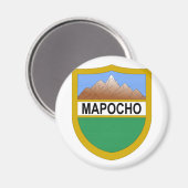 Santiago, Chile Magnet (Vorderseite/Rückseite)