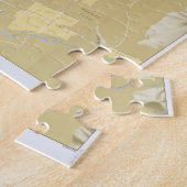 Santiago Chile Map (1987) Puzzle (Seite)