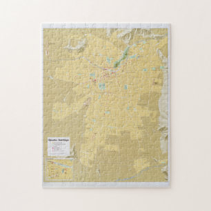 Santiago Chile Map (1987) Puzzle