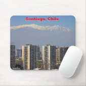 Santiago, Chile Mousepad (Mit Mouse)