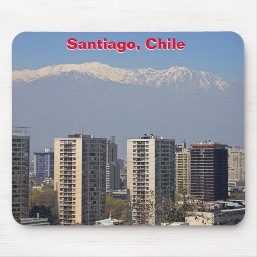 Santiago, Chile Mousepad (Vorne)