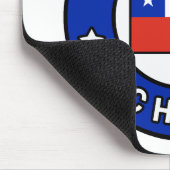 Santiago Chile Mousepad (Ecke)