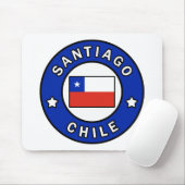Santiago Chile Mousepad (Mit Mouse)