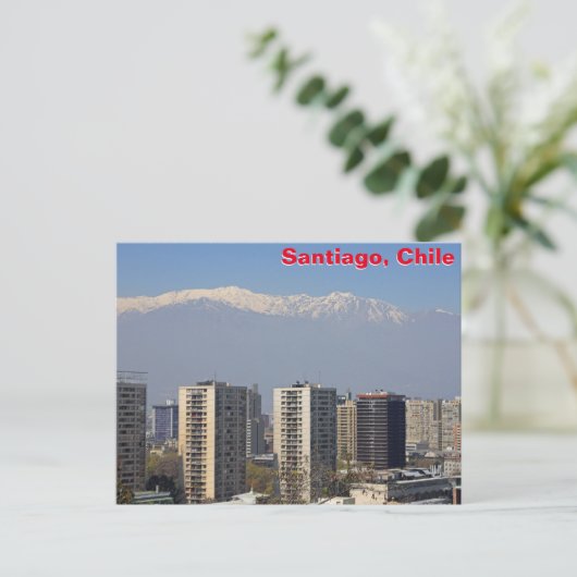 Santiago, Chile Postkarte (Stehend Vorderseite)
