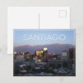 Santiago - Chile Postkarte (Vorne/Hinten)