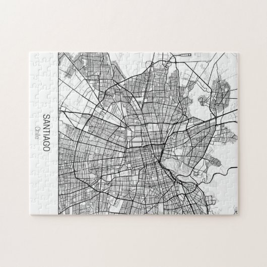 Santiago Chile Puzzle (Horizontal)