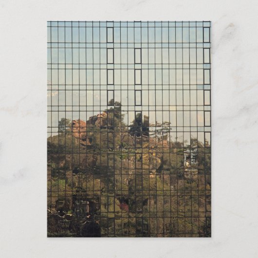 Santiago, Chile-Reflexion Postkarte (Vorderseite)