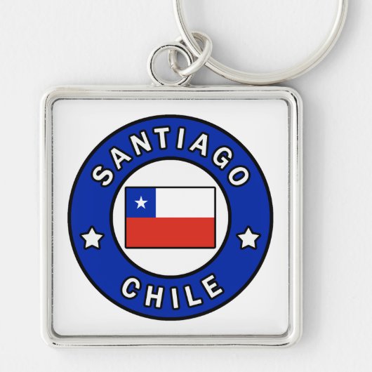 Santiago-Chile Schlüsselanhänger (Vorne)