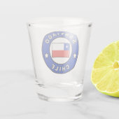 Santiago Chile Schnapsglas (Rückseite)