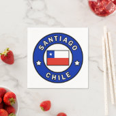 Santiago Chile Serviette (Beispiel)