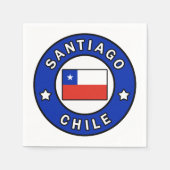 Santiago Chile Serviette (Vorderseite)
