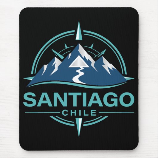 Santiago Chile South America Mousepad (Vorne)